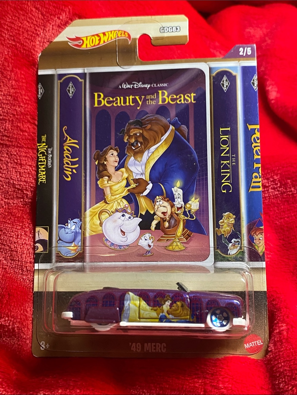 🚖3/$36🚖 Hot Wheels '49 Merc - Beauty and the Beast Purple Collector Car